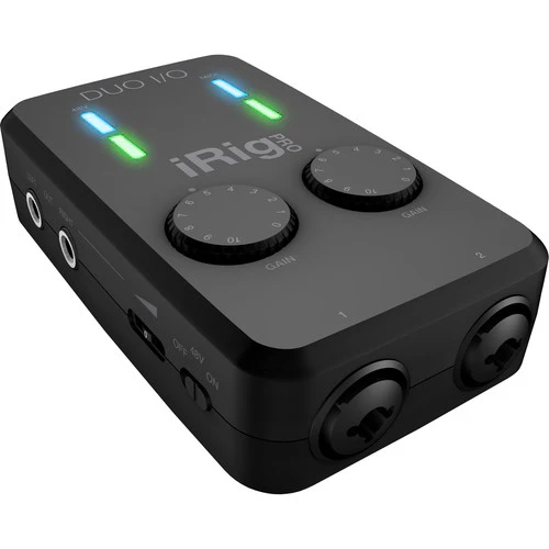 IK Multimedia iRig Pro Duo I/O 2-Channel Audio/MIDI Interface for Mobile Devices and Computers (Open Box) - Image 4