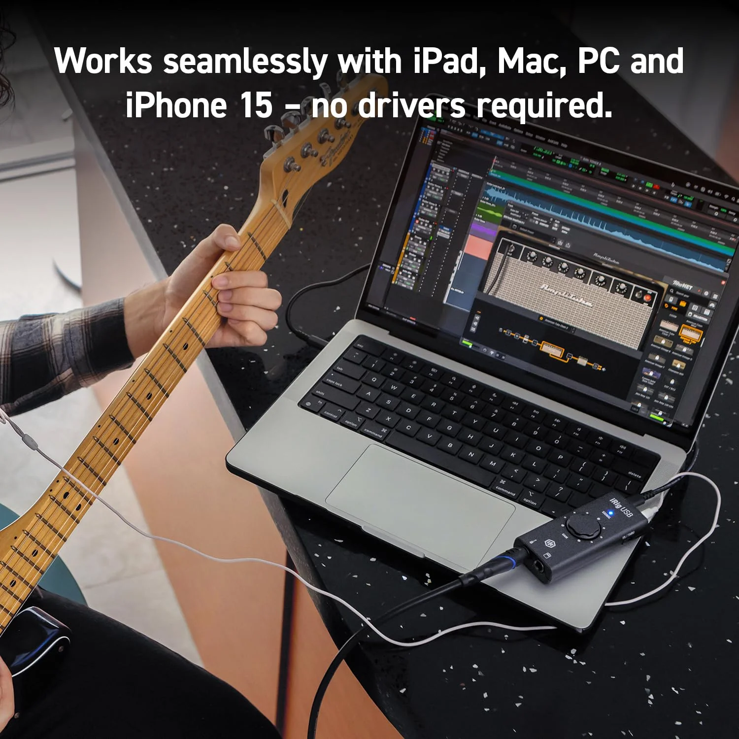 IK Multimedia iRig USB Guitar Audio Interface with USB-C - Image 2