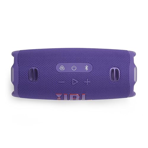 JBL Charge 6 Portable Bluetooth Speaker (Purple) - Image 2