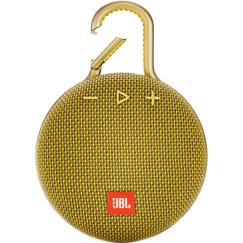 JBL Clip 3 Portable Bluetooth Speaker (Mustard Yellow) - Image 4