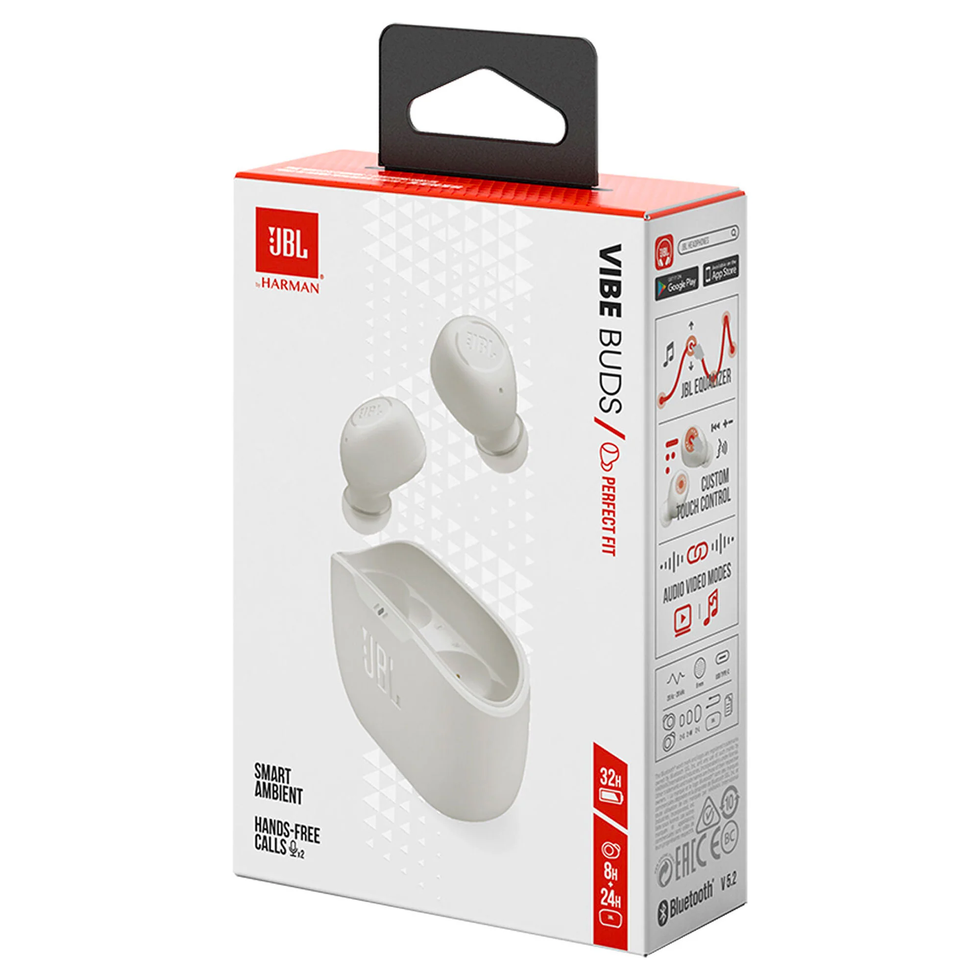 JBL Wave Buds True Wireless In-Ear Headphones (White) - Image 11