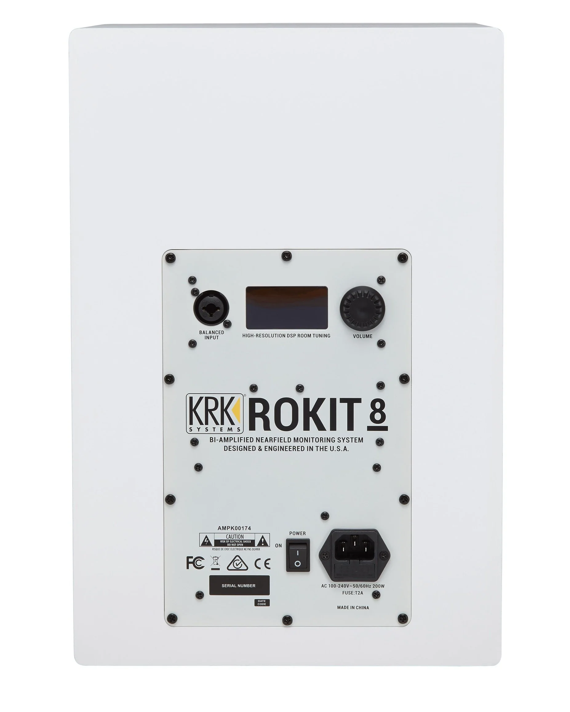 KRK ROKIT RP8 G4 Professional Bi-amp Studio Monitor (White Noise) - Image 4
