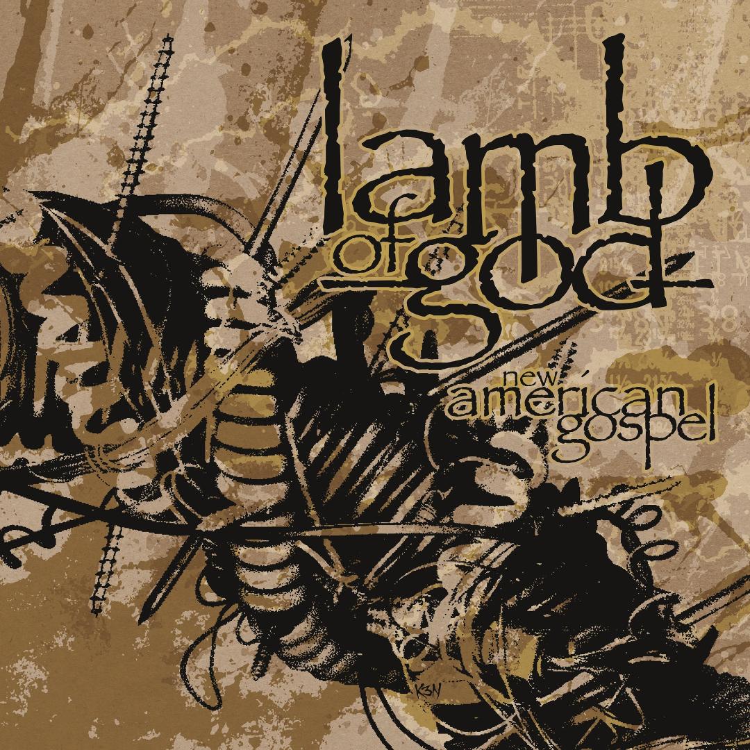 Lamb of God New American Gospel (Limited Edition, Wild Card Galaxy Base W/ White & Black Splatter Colored Vinyl) - Image 2
