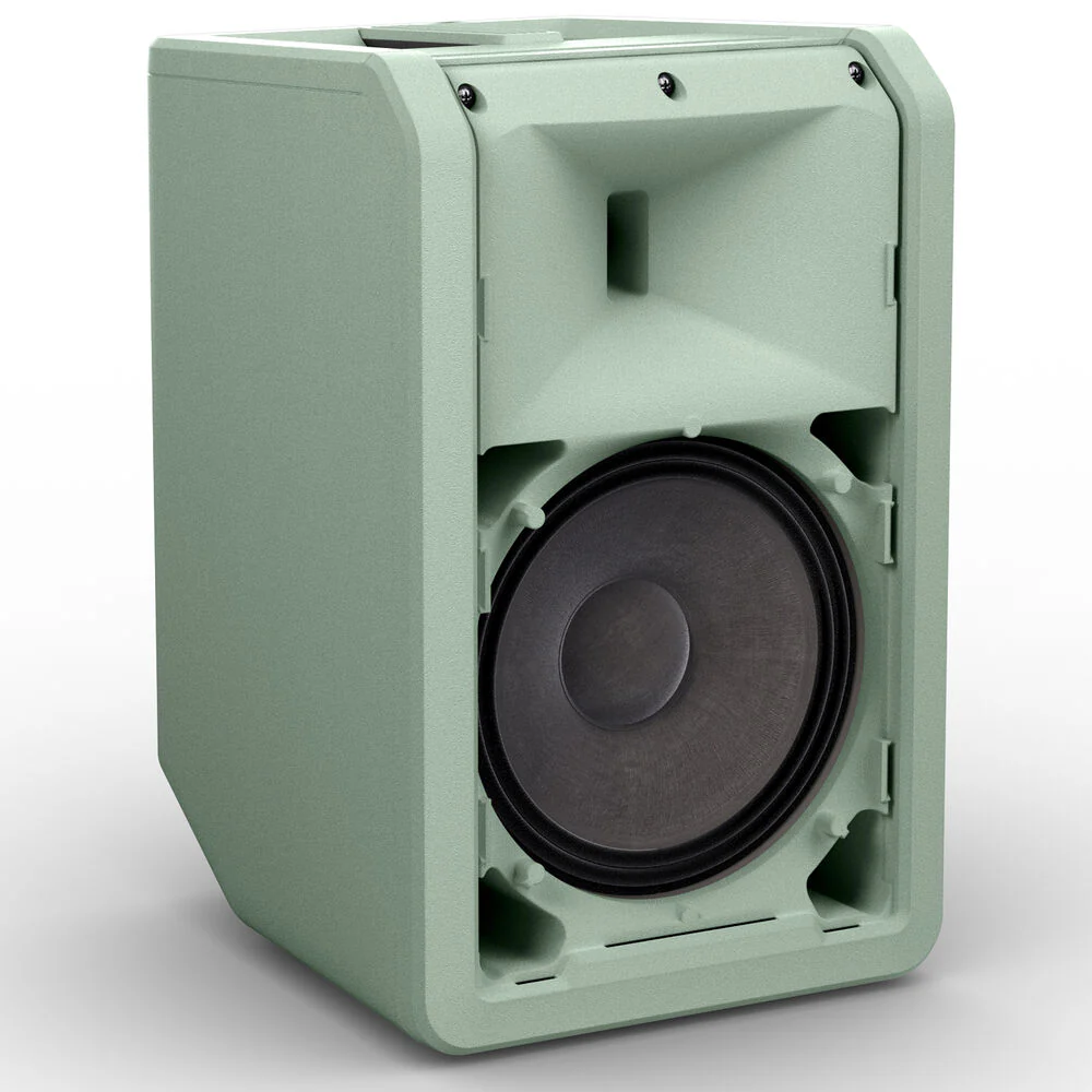 LD Systems ANNY 8 Portable Battery-Powered 8" Bluetooth PA Speaker with Mixer and Bodypack/Headset Mic (Green) - Image 3