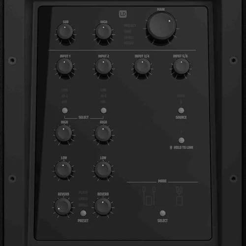 LD Systems DAVE 18 G4X Compact 2.1 4000W 18" Powered PA System with Bluetooth Streaming - Image 6