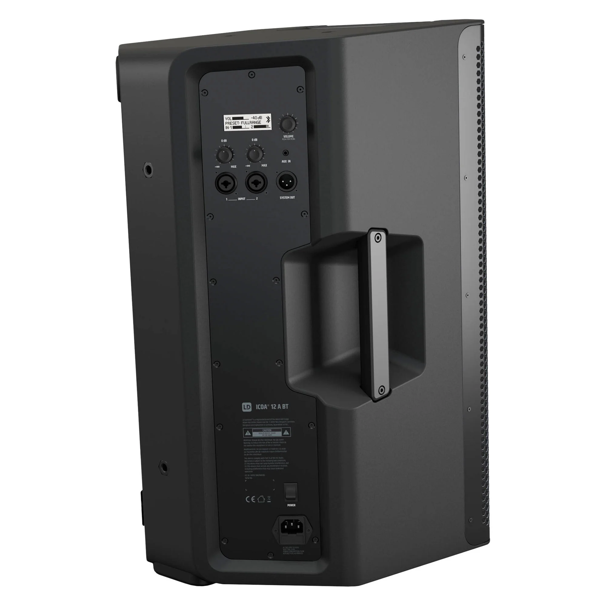 LD Systems ICOA 12 A BT 12 Inch Active Coaxial PA Speaker with Bluetooth - Image 3