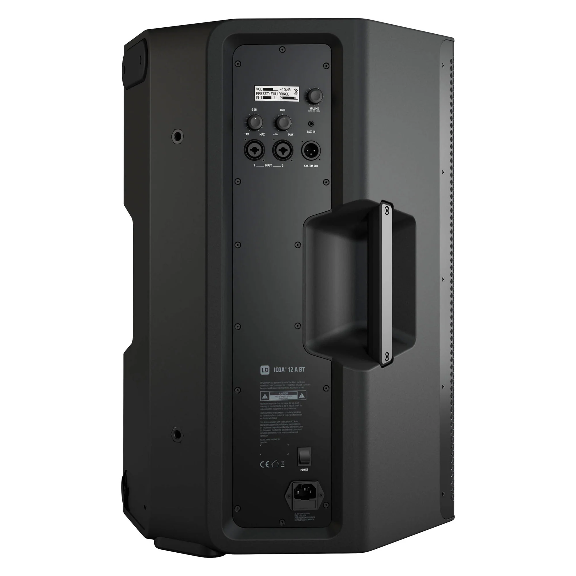 LD Systems ICOA 12 A BT 12 Inch Active Coaxial PA Speaker with Bluetooth - Image 4