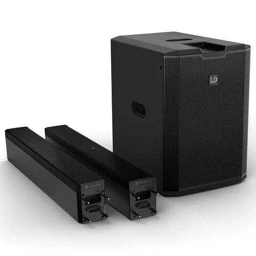 LD Systems MAUI 28 G3 Portable 1000W Powered Column PA System Black - Image 5