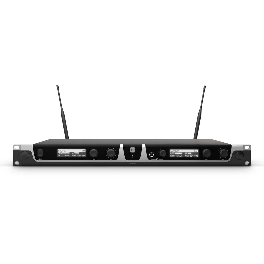LD Systems U505 HHDF 2 - Wireless Microphone System with 2 Dynamic Handheld Microphones - 514 - 542 MHz - Image 3