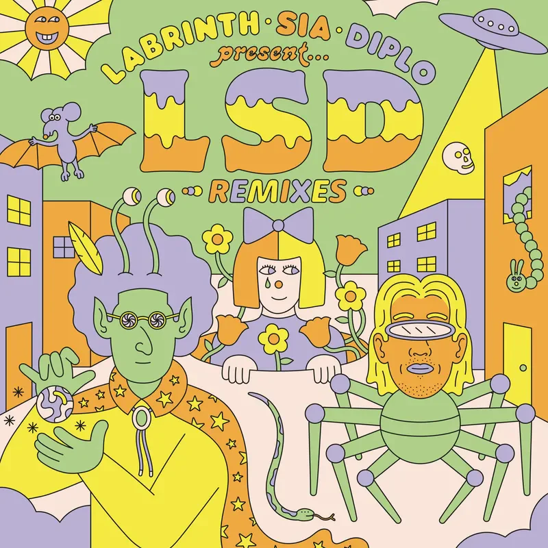 LSD (Labrinth, Sia and Diplo) - Labrinth, Sia & Diplo presents... LSD (The Remixes) - Vinyl LP - RSD Black Friday 2024