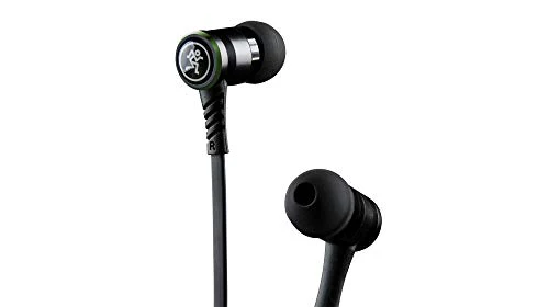 Mackie CR Series, Professional Fit Earphones High Performance with Mic and Control (CR-BUDS) ,Black (Open Box)
