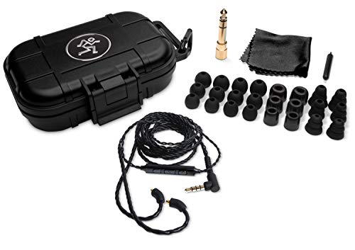Mackie MP-320 Triple Dynamic Driver In-Ear Monitors (Clear) - Image 3