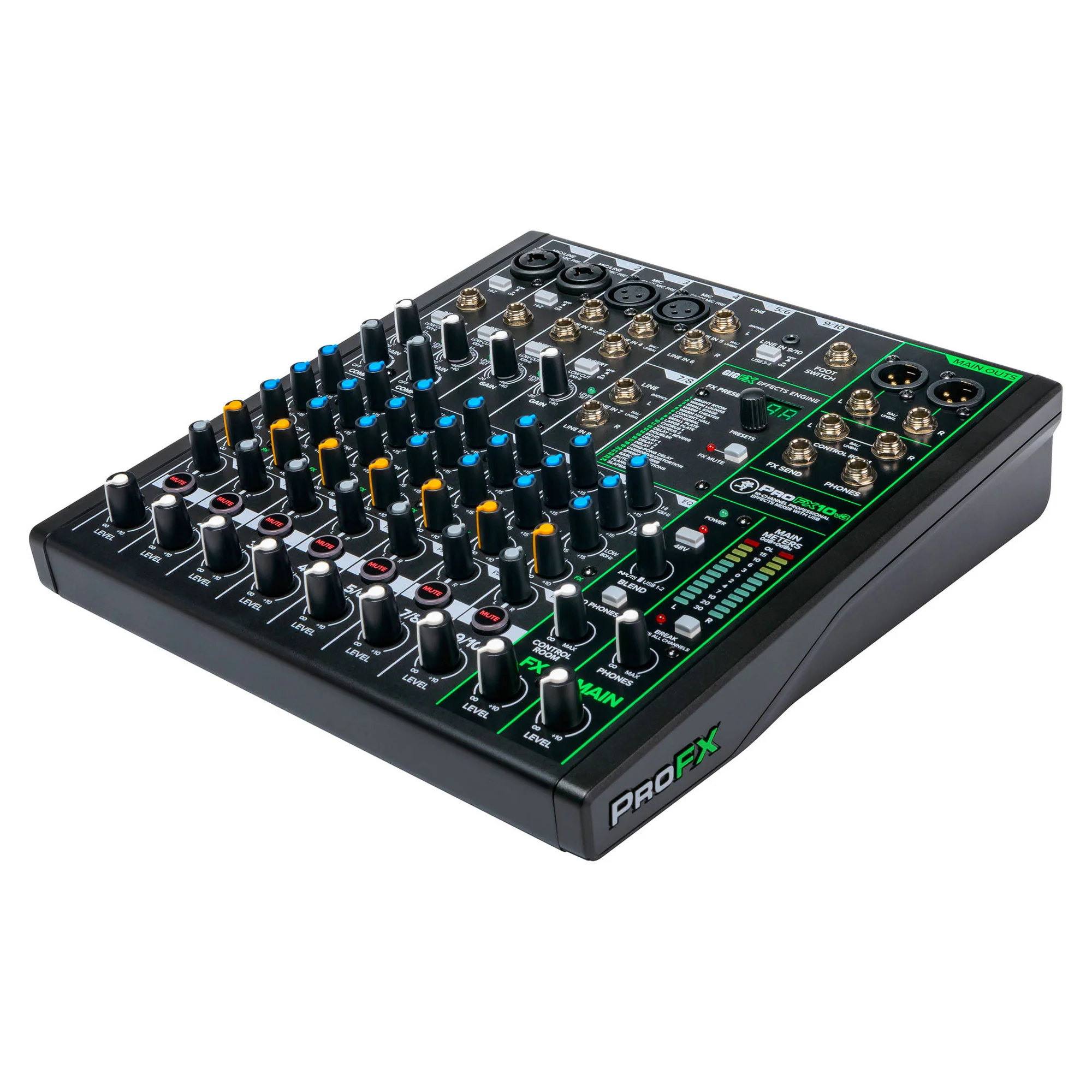 Mackie ProFX10v3 10-Channel Sound Reinforcement Mixer with Built-In FX (Open Box) - Image 4