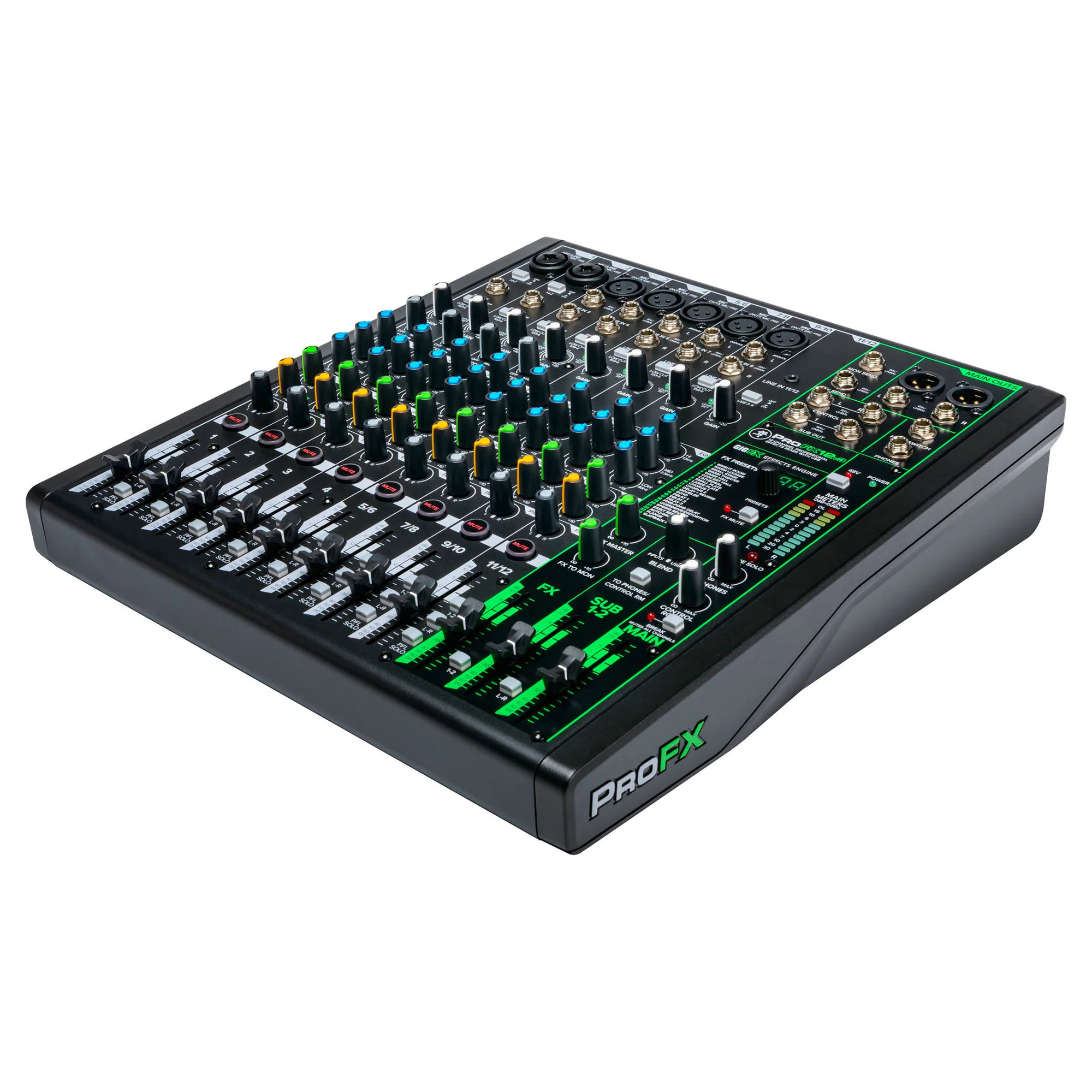 Mackie ProFXv3 Series, 12-Channel Professional Effects Mixer with USB, Onyx Mic Preamps and GigFX effects engine - Unpowered (ProFX12v3) - Image 5