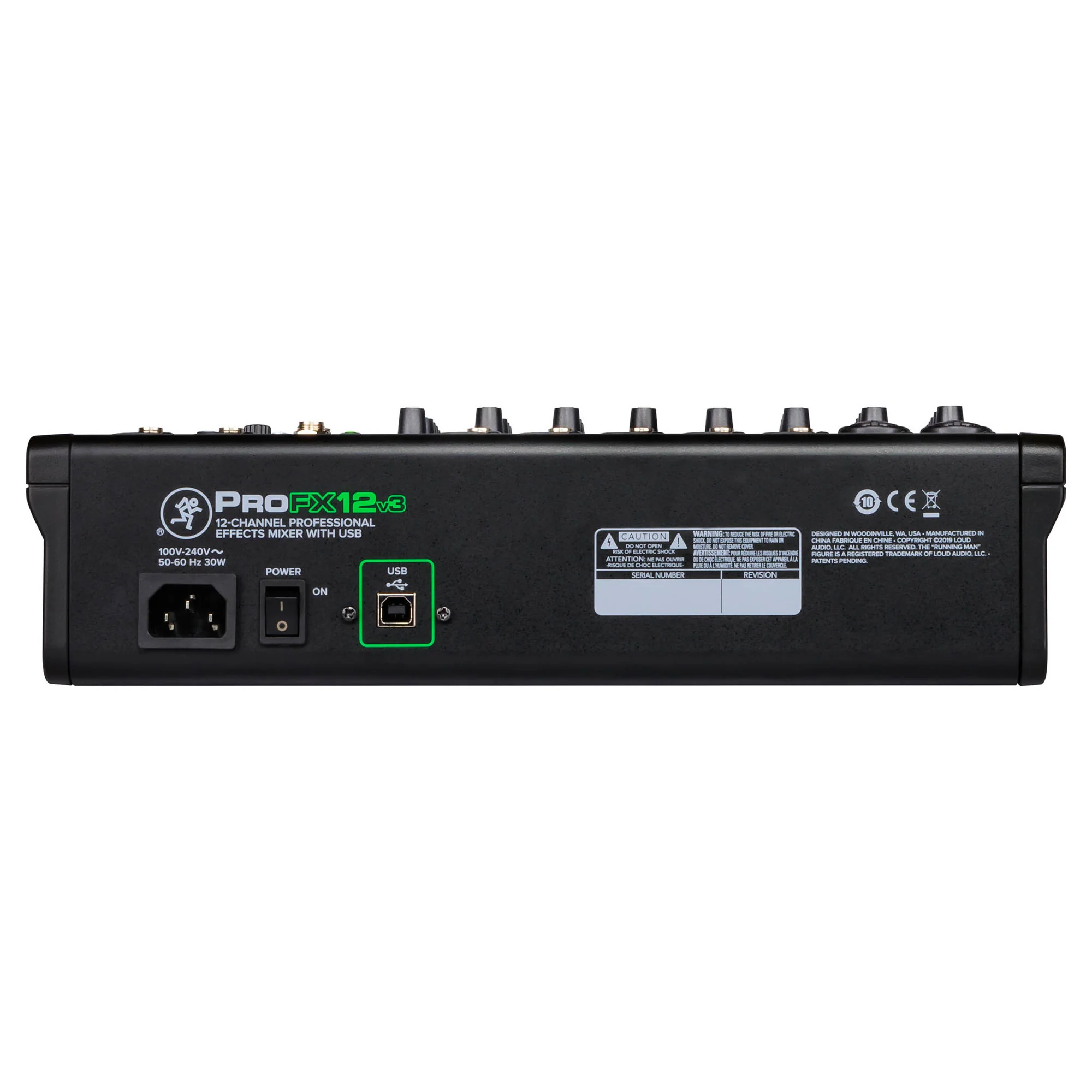 Mackie ProFXv3 Series, 12-Channel Professional Effects Mixer with USB, Onyx Mic Preamps and GigFX effects engine - Unpowered (ProFX12v3) (Open Box) - Image 6