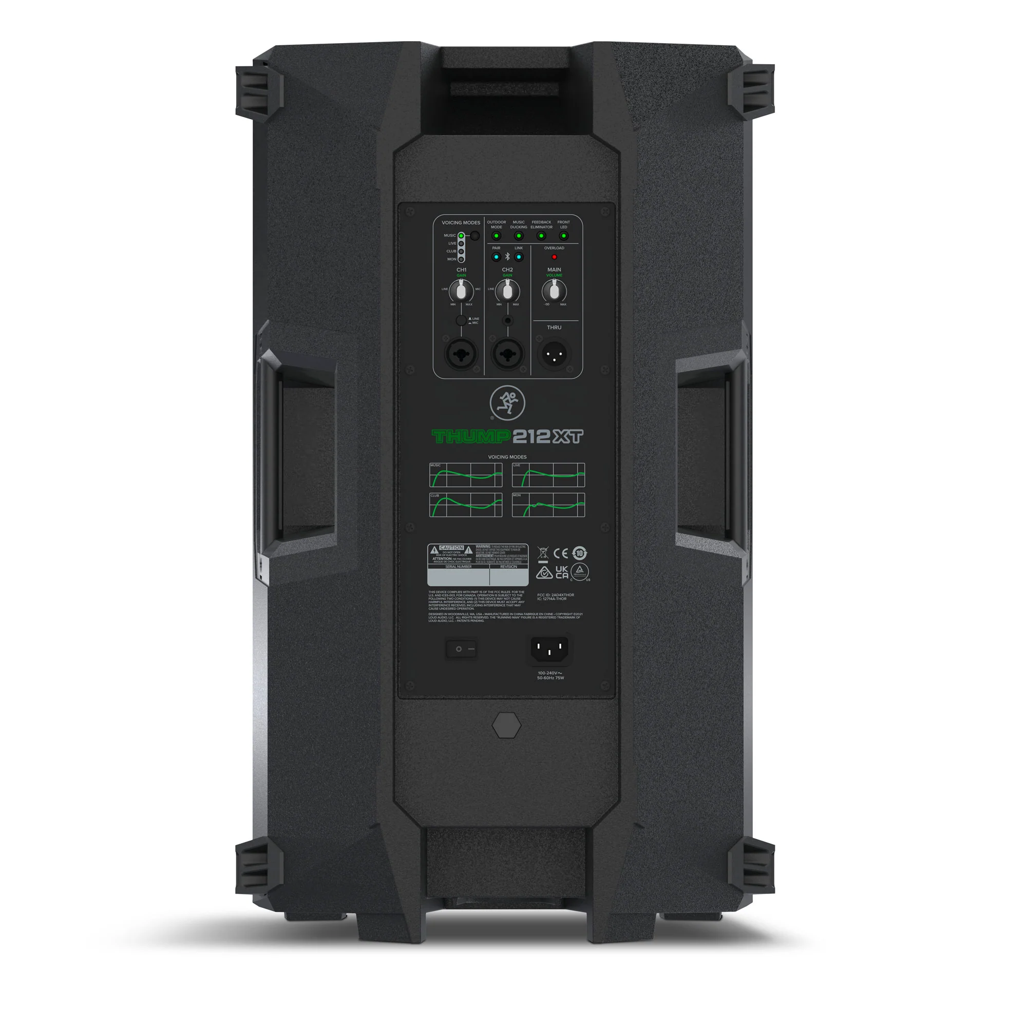 Mackie Thump212XT 12" 1400W Enhanced Powered Loudspeaker with Bluetooth System Control, Black, 212XT - Image 6