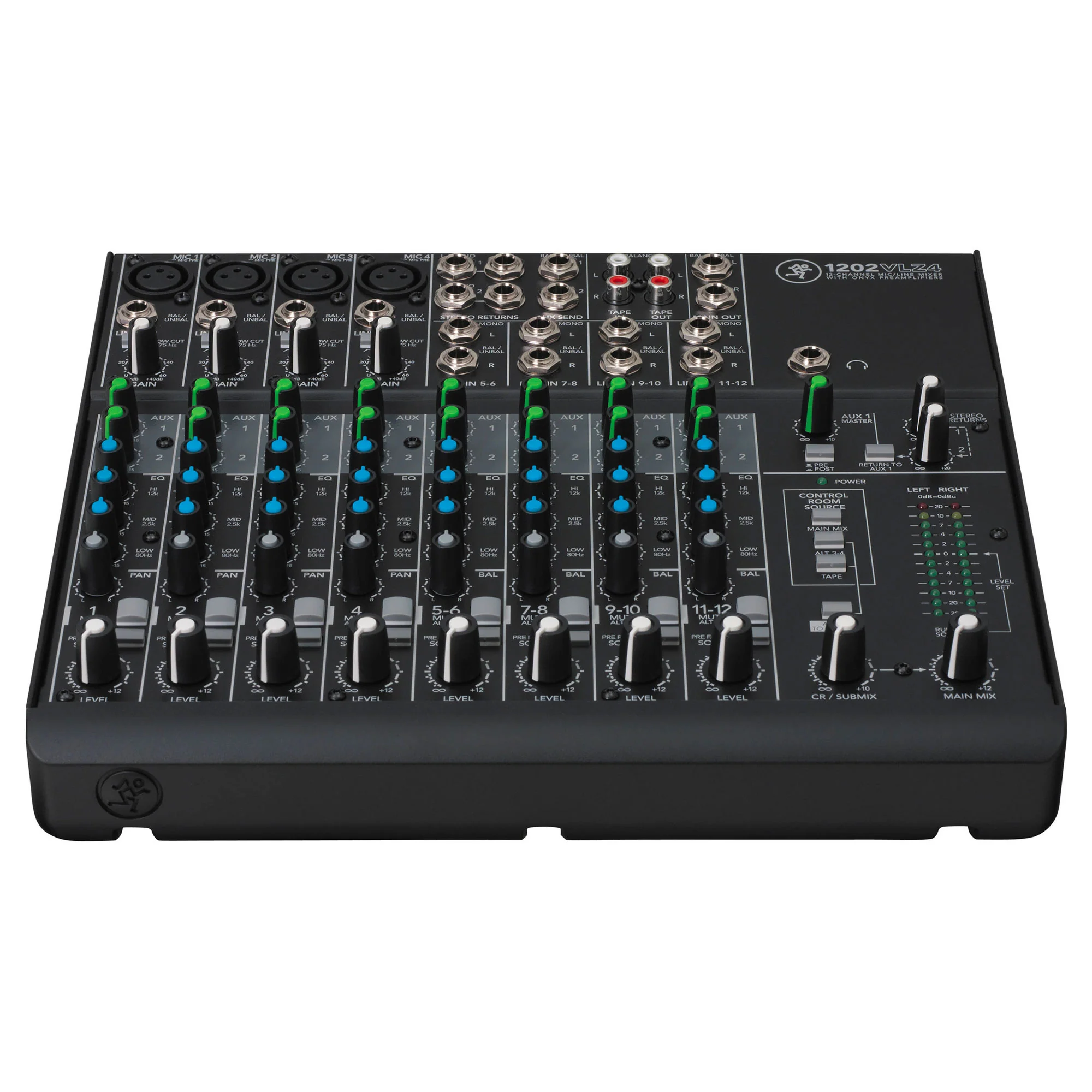Mackie VLZ4 Series, 12-channel Mixer with Ultra-wide 60dB gain range and Onyx Mic Preamps (1202VLZ4) - Image 2