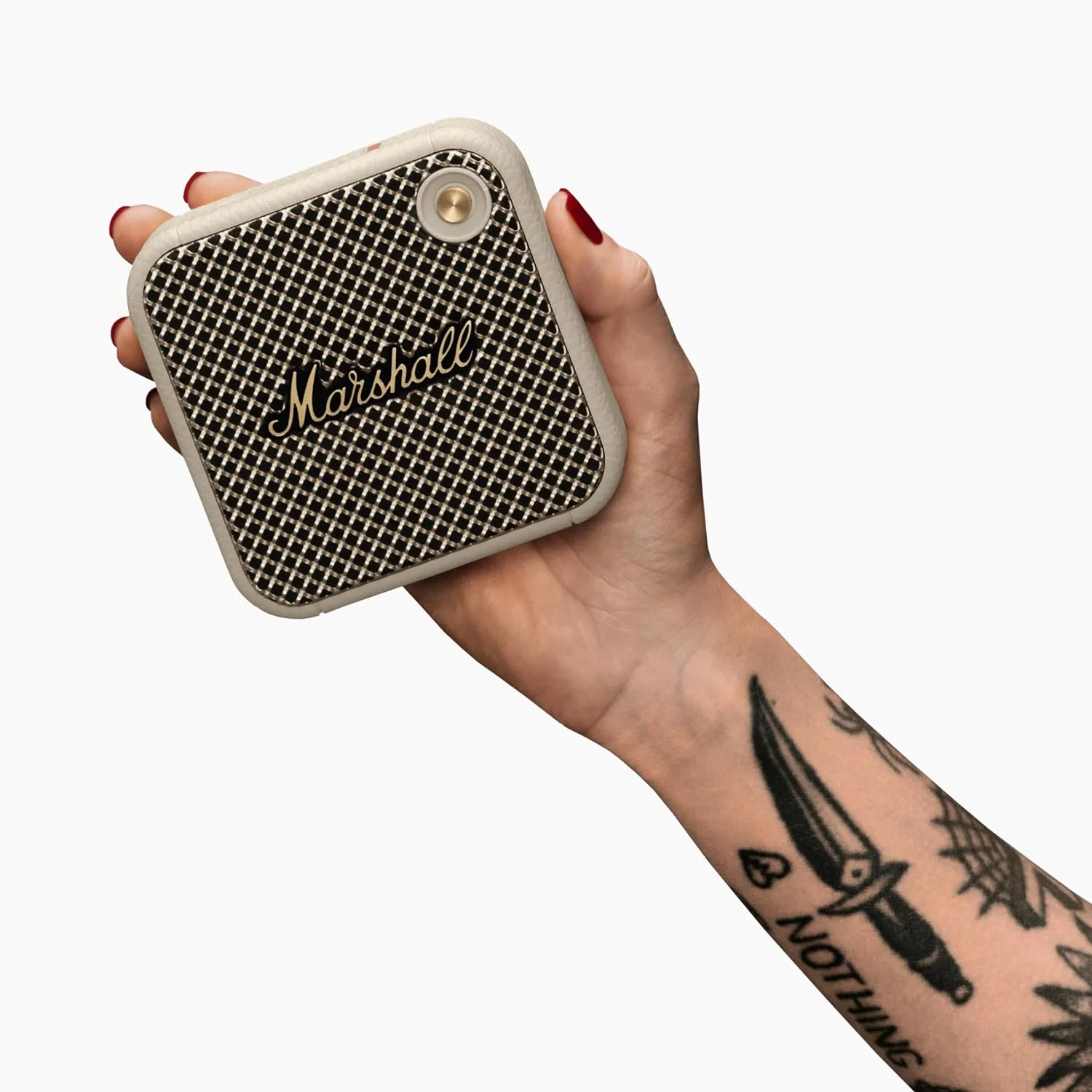 Marshall Willen Portable Bluetooth Speaker, Cream - Image 4