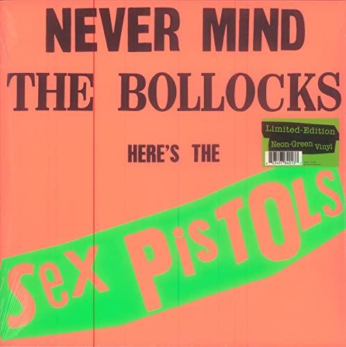 Never Mind The Bollocks Here's The Sex Pistols (Green Neon Vinyl 2022 Warner Records / Virgin - RCD1 3147 / 603497840137) [LP]