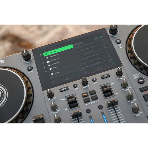 Numark Mixstream Pro Go - Standalone DJ Controller with Battery, DJ Mixer, Speakers, Amazon Music Unlimited, WiFi, Touchscreen, Works with Serato DJ (Open Box) - Image 6
