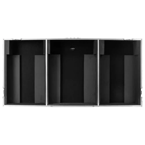 Odyssey DJ Coffin Flight Case with Wheels for Pioneer DJM-A9 / CDJ-3000 (Silver on Black) - Image 2