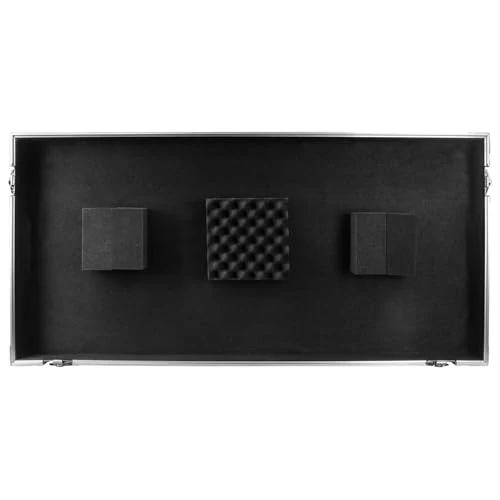Odyssey DJ Coffin Flight Case with Wheels for Pioneer DJM-A9 / CDJ-3000 (Silver on Black) - Image 3