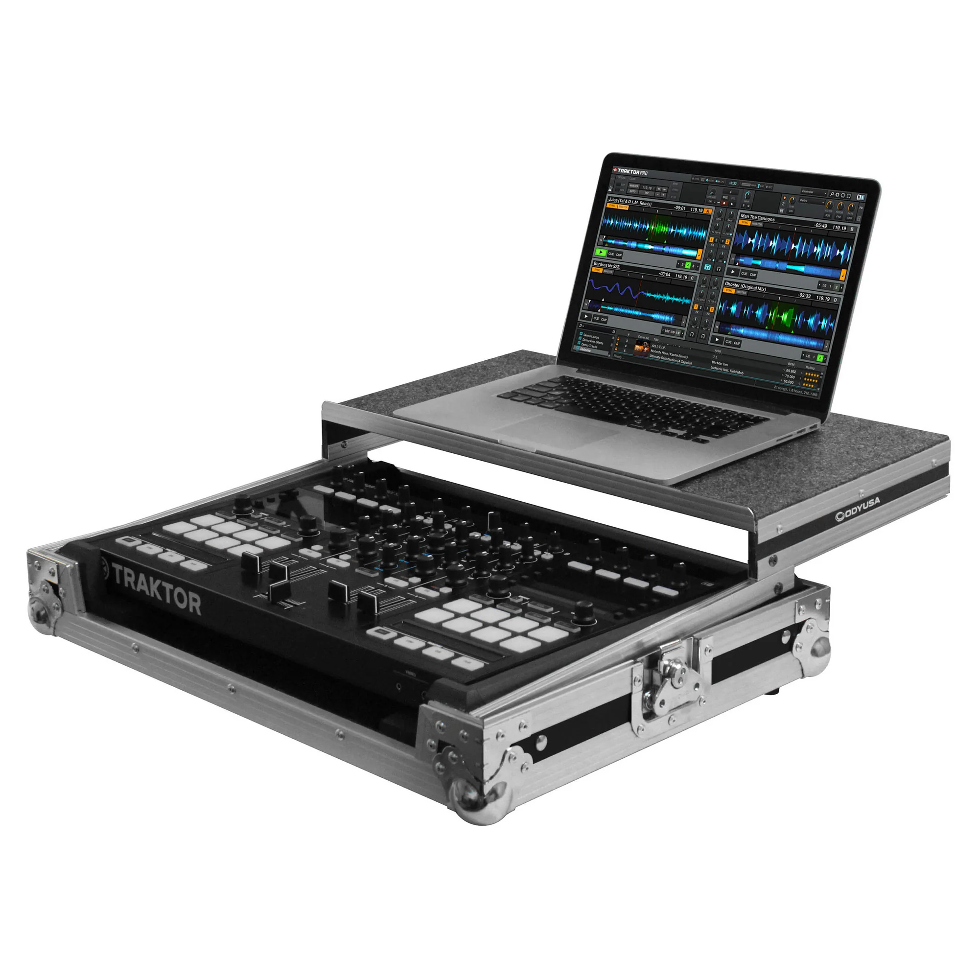 Odyssey FZGSTKS4BL Traktor Kontrol Flight Zone Glide Style Case - Black Label (Open Box) - Image 3