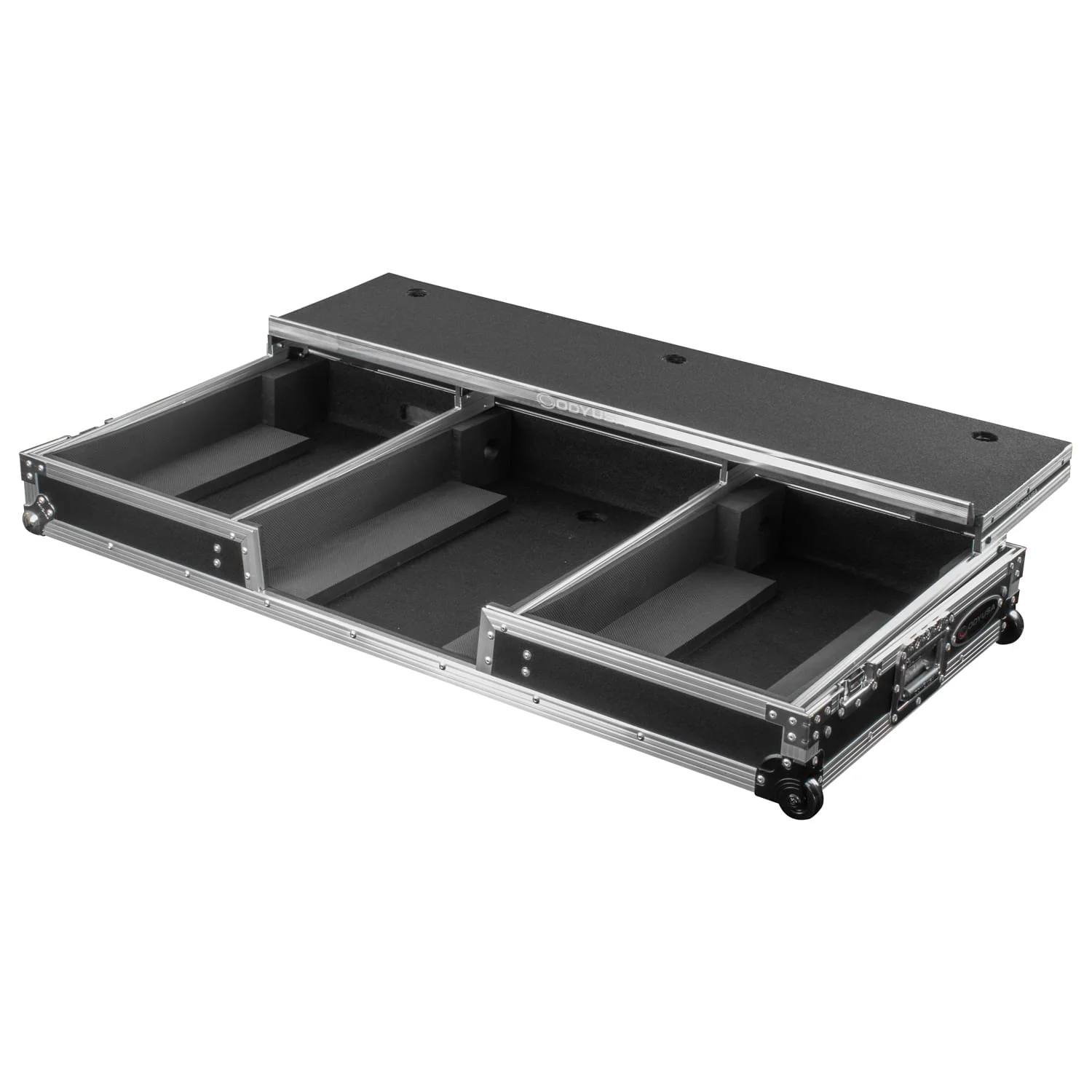 Odyssey Glide Style DJ Coffin Flight Case with Wheels for DJM-A9 and CDJ-3000 or Similar Size Gear (Open Box) - Image 3