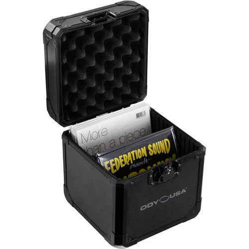 Odyssey Innovative Designs Black Krom 7" Vinyl Utility Case for 60 Records (Open Box) - Image 2