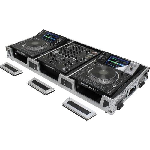 Odyssey Innovative Designs DJ Coffin for Two Large Format Tabletop CD/Media Players (Open Box) - Image 4