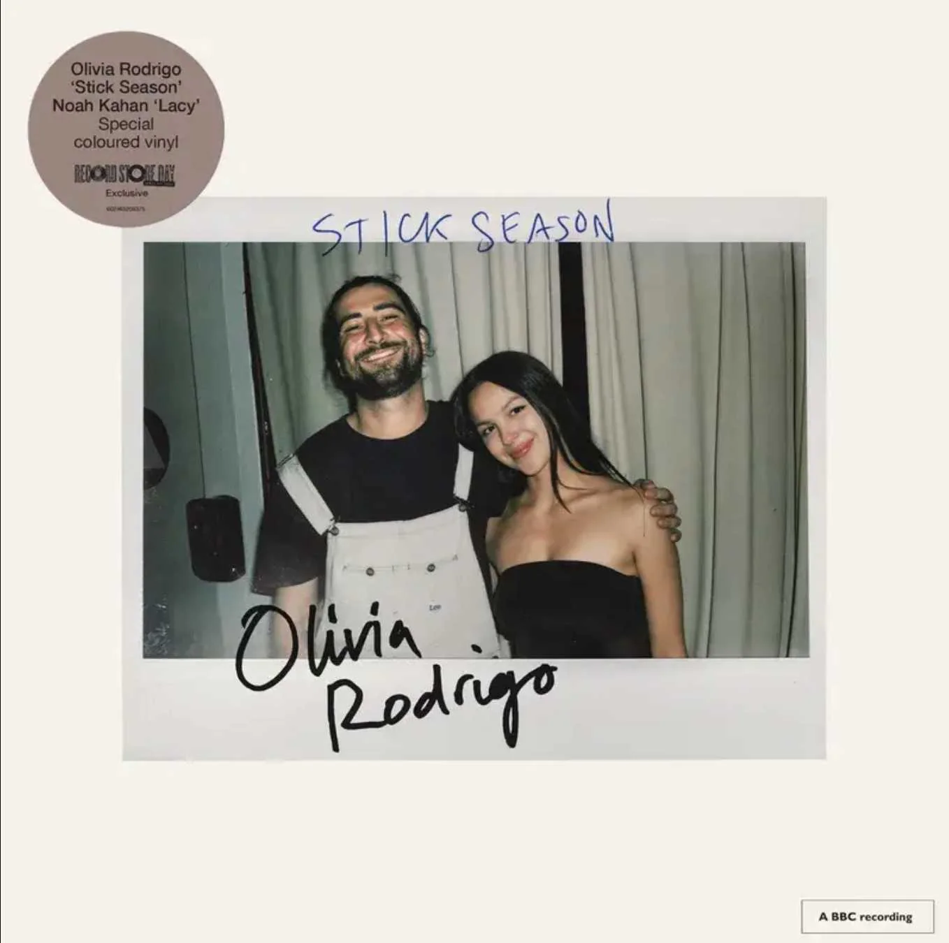 Olivia Rodrigo, Noah Kahan - Stick Season & Lacy: THE BBC RADIO 1 Live Lounge- 7" - RSD 2024