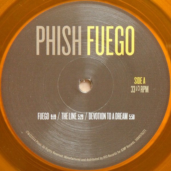 Phish Fuego [Spontaneous Combustion Ed.] [Flame 2 LP] - Image 2