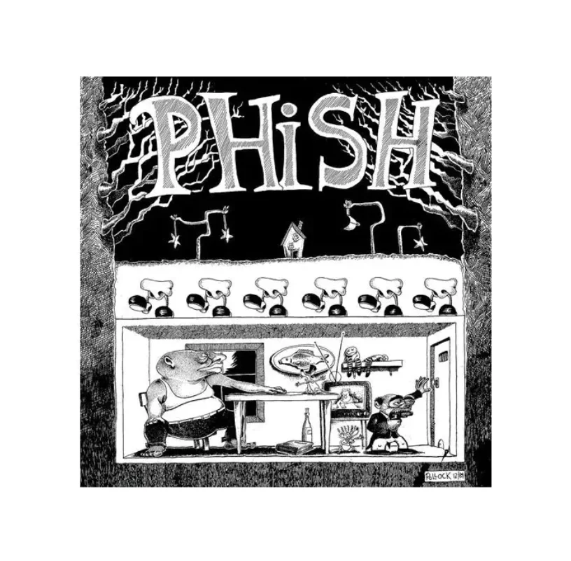 Phish - Junta (Fluffhead Vinyl)  - 3x LP Gatefold Fluffhead Black/White Swirl - Image 2