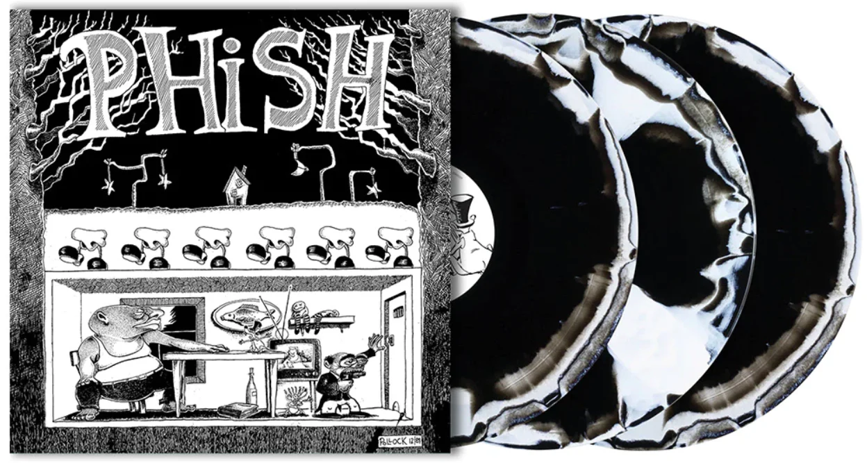 Phish - Junta (Fluffhead Vinyl)  - 3x LP Gatefold Fluffhead Black/White Swirl - Image 3