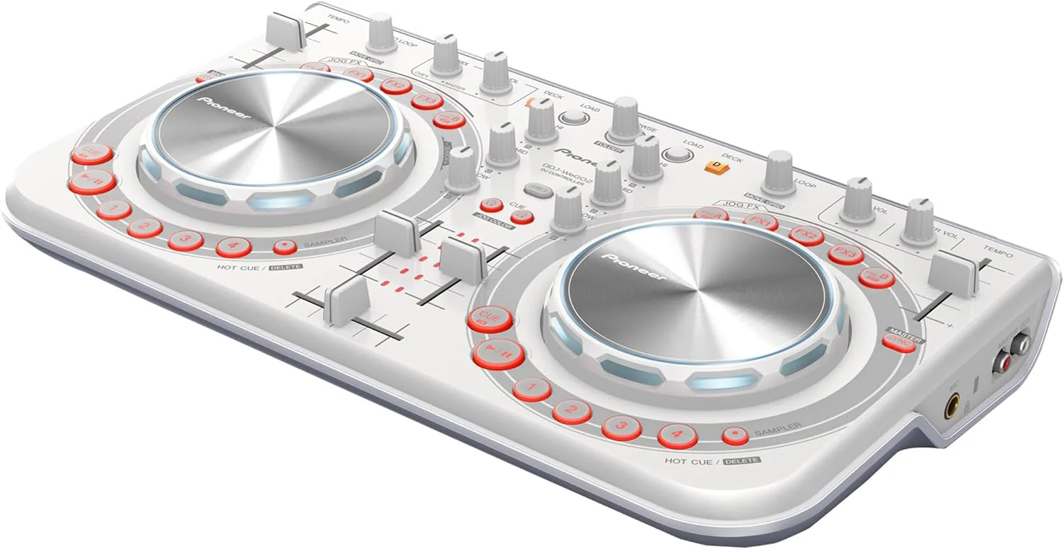 Pioneer DDJ-WeGo 2-W DJ Controller, White - Image 4