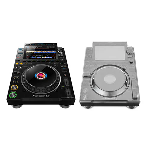 Pioneer DJ CDJ-3000 + Decksaver DS-PC-CDJ3000 Dust Cover