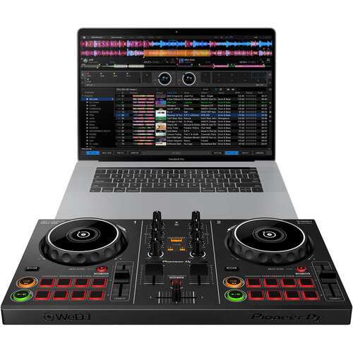 Pioneer DJ DDJ 200 Smart DJ Controller + Headliner Noho Laptop Stand (Open Box) - Image 6