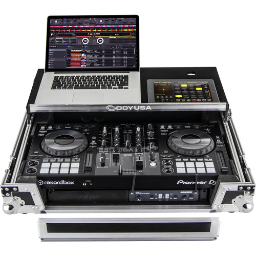 Pioneer DJ DDJ-800 + Odyssey Innovative Designs Pioneer DDJ-800 DJ Controller Glide Style Case with 1U 19" Bottom Rack - Image 3