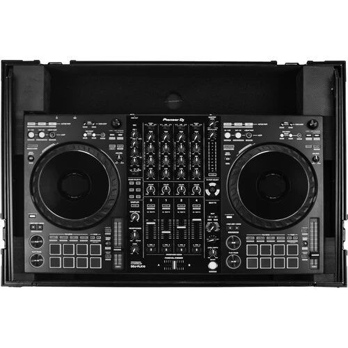 Pioneer DJ DDJ-FLX10 + Odyssey 810GSFLX10M I-Board Flight Case with Glide Style Laptop Platform and Wheels - Image 3