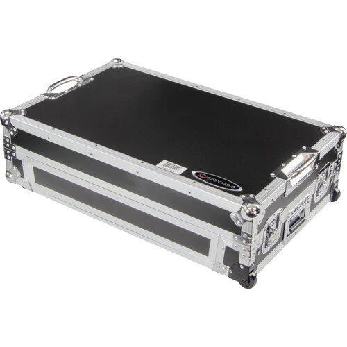 Pioneer DJ DDJ-FLX10 + Odyssey DDJ-FLX10 Flight Case with Glide-Style Laptop Platform and Corner Wheels (Black/Silver) - Image 3