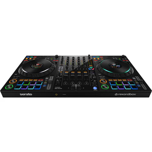 Pioneer DJ DDJ-FLX10 + Odyssey FZGSFLX10WM DJ Flight Case with Glide Style Laptop Platform and Wheels - Image 2