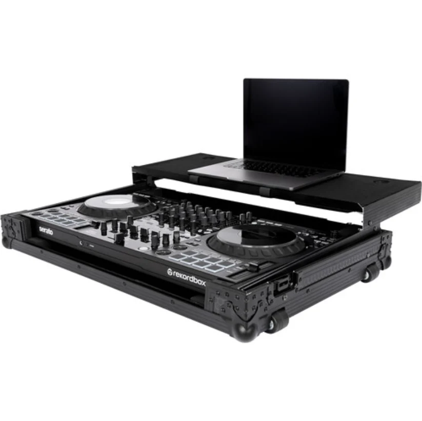Pioneer DJ DDJ-FLX10-W 4-channel DJ controller + Headliner Flight Case with Laptop Platform and Wheels - Image 3