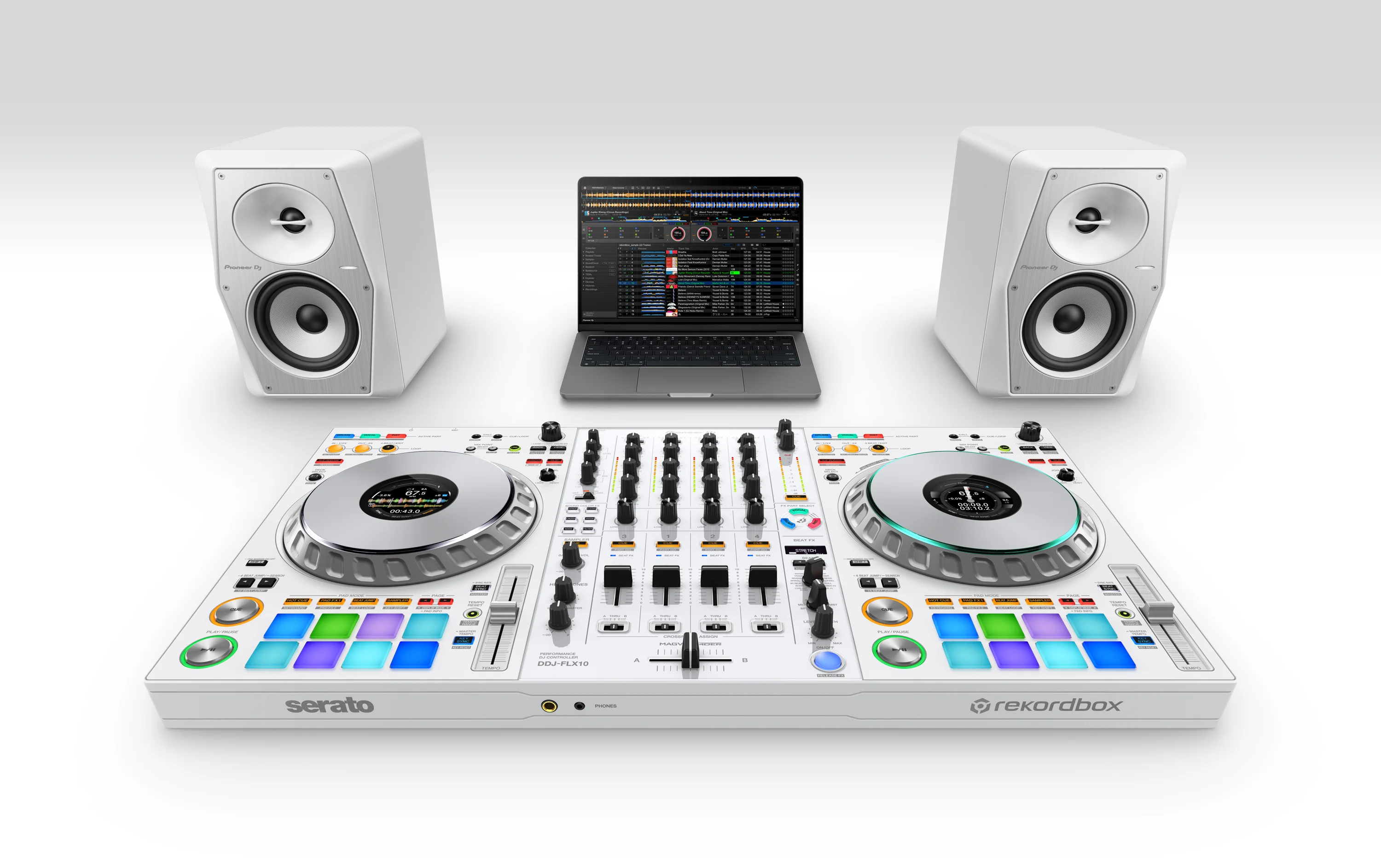 Pioneer DJ DDJ-FLX10-W Limited Edition - 4-channel DJ controller for Rekordbox & Serato - White - Image 6
