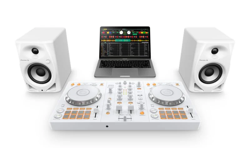 Pioneer DJ DDJ-FLX4 2-deck rekordbox and Serato DJ Controller - White, Limited Edition - Image 5