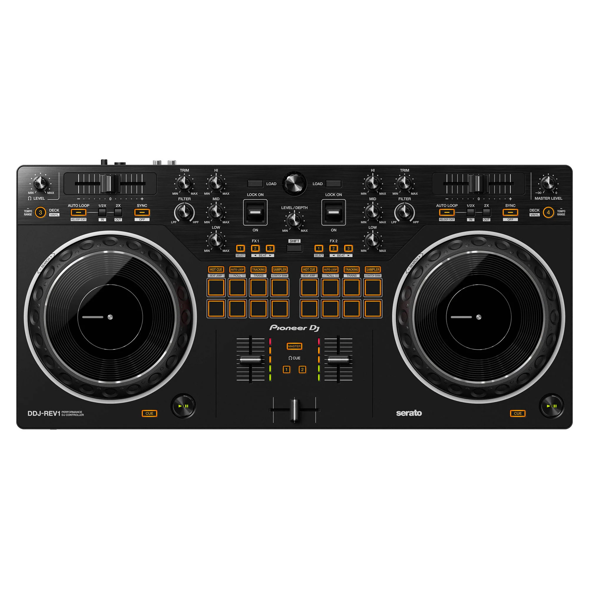 Pioneer DJ DDJ-REV1 Controller for Serato DJ Black (Open Box) - Image 3