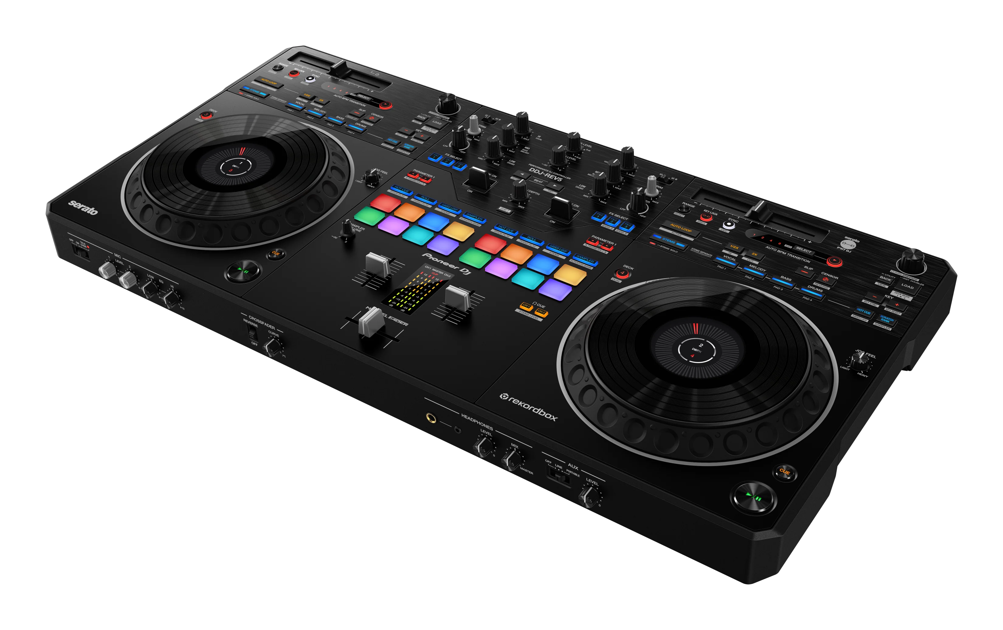 Pioneer DJ DDJ-REV5 Scratch-style 2-channel performance DJ controller (black)