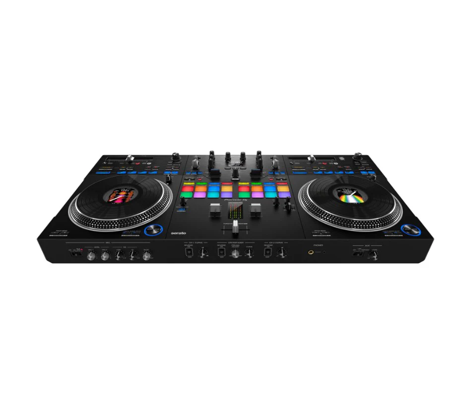 Pioneer DJ DDJ-REV7 + Odyssey Glide Style Flight Case with Wheels and Laptop Platform - Image 2