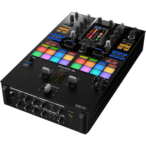 Pioneer DJ DJM-S11 Professional 2-Channel Battle Mixer for Serato DJ Pro / rekordbox (Black) - Image 2