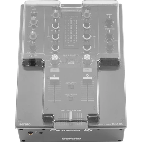 Pioneer DJ DJM-S3 2-channel Scratch Mixer With Serato Dvs + Decksaver Dust Cover - Image 3