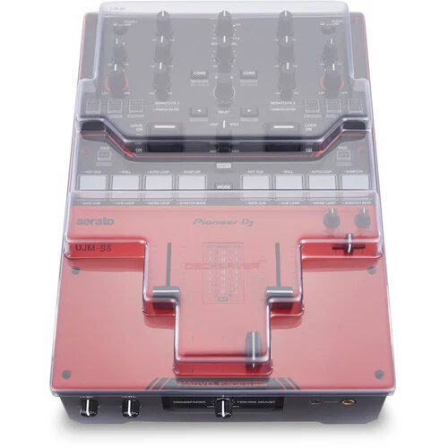 Pioneer DJ DJM-S5 2-Channel DJ Battle Mixer + Decksaver Dust Cover - Image 3